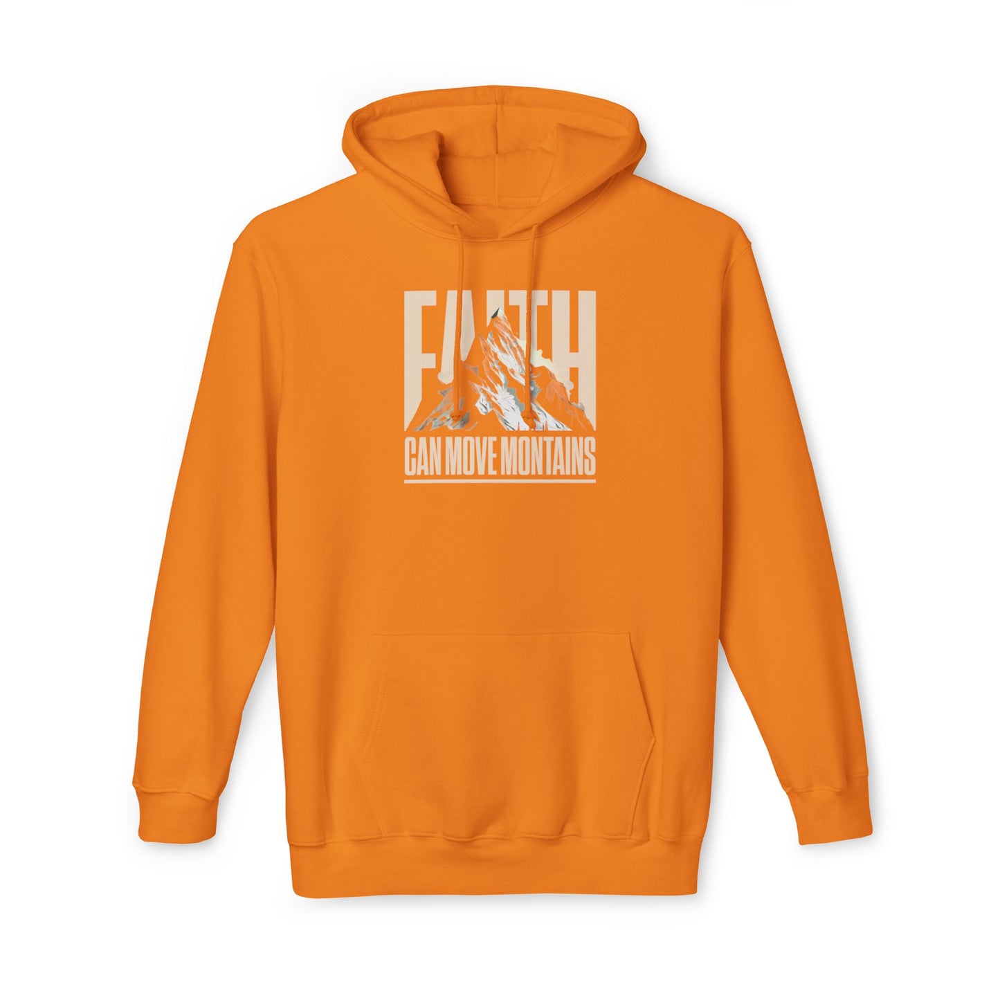 FAITH CAN MOVE MOUNTAINS Unisex Hooded Sweatshirt