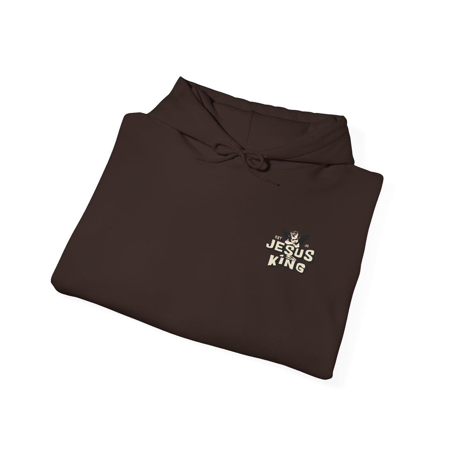 JESUS IS KING Motivational Hooded Sweatshirt