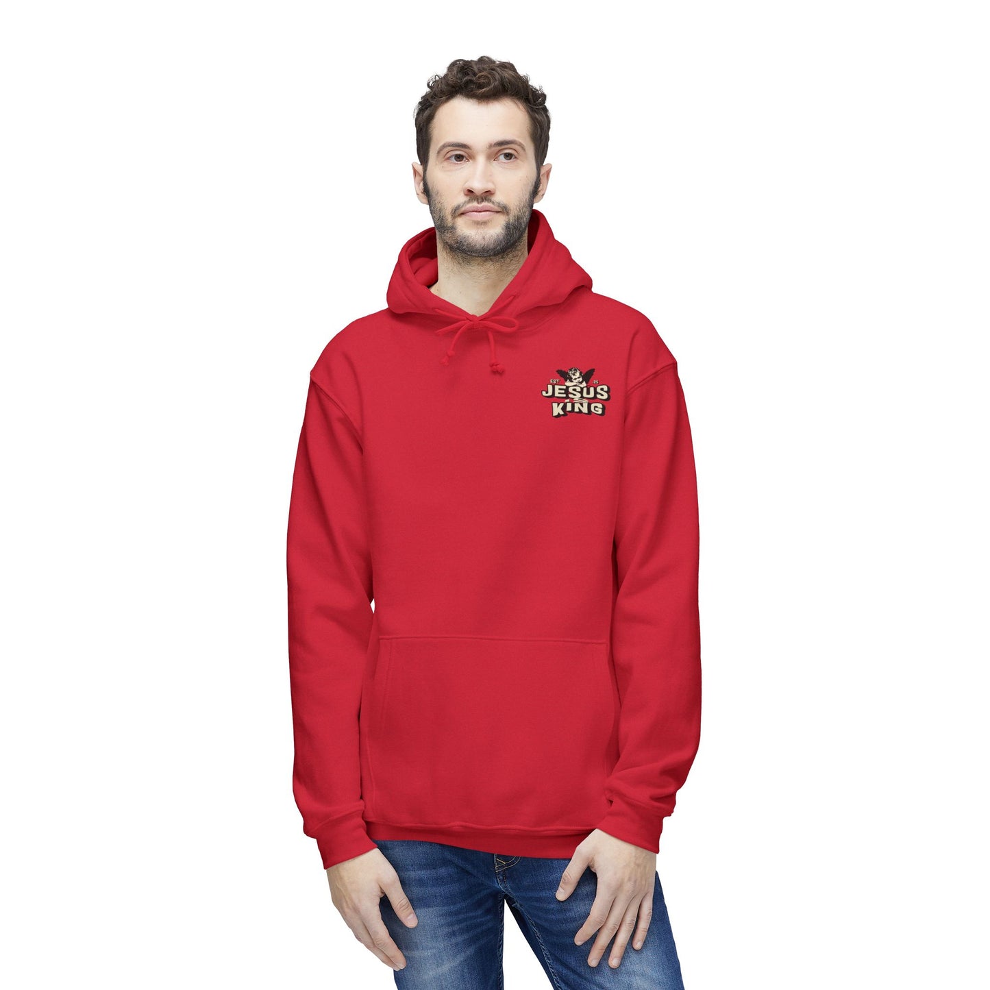 JESUS IS KING Unisex Hooded Sweatshirt