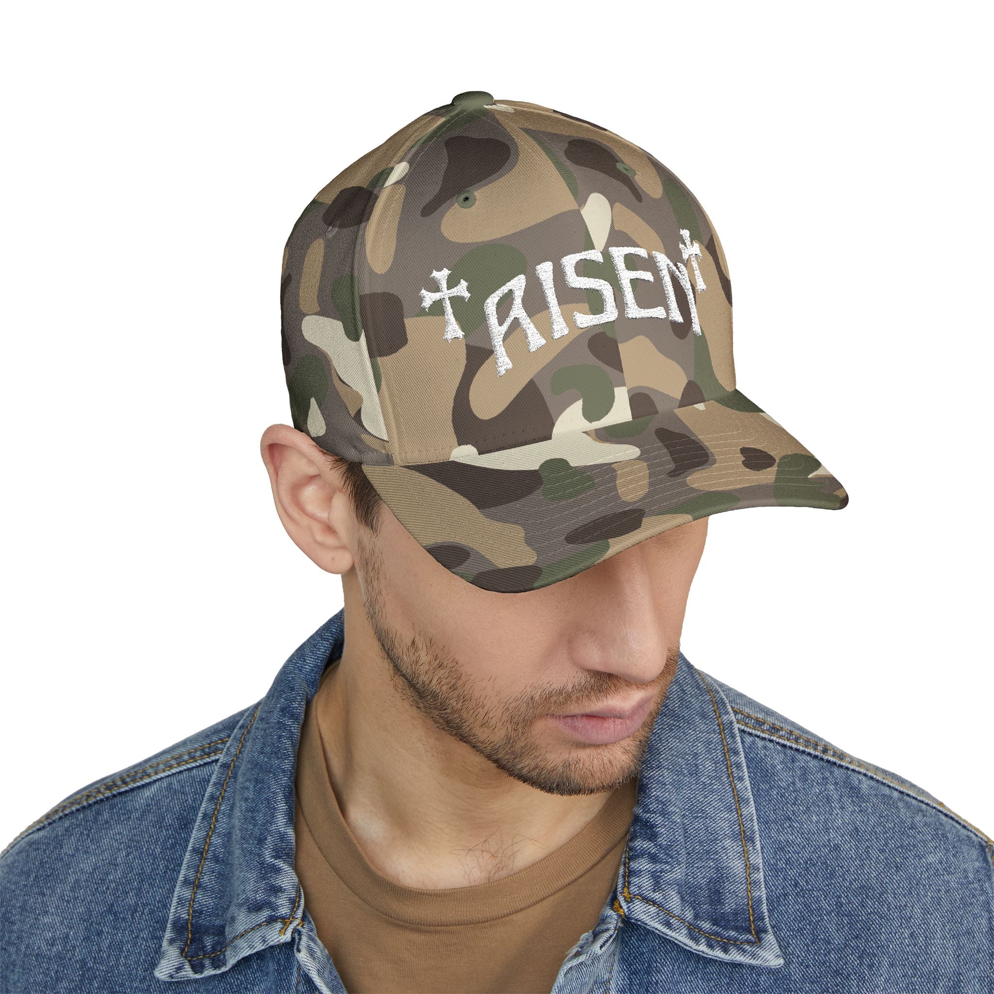 RISEN Embroidered Inspirational Cap