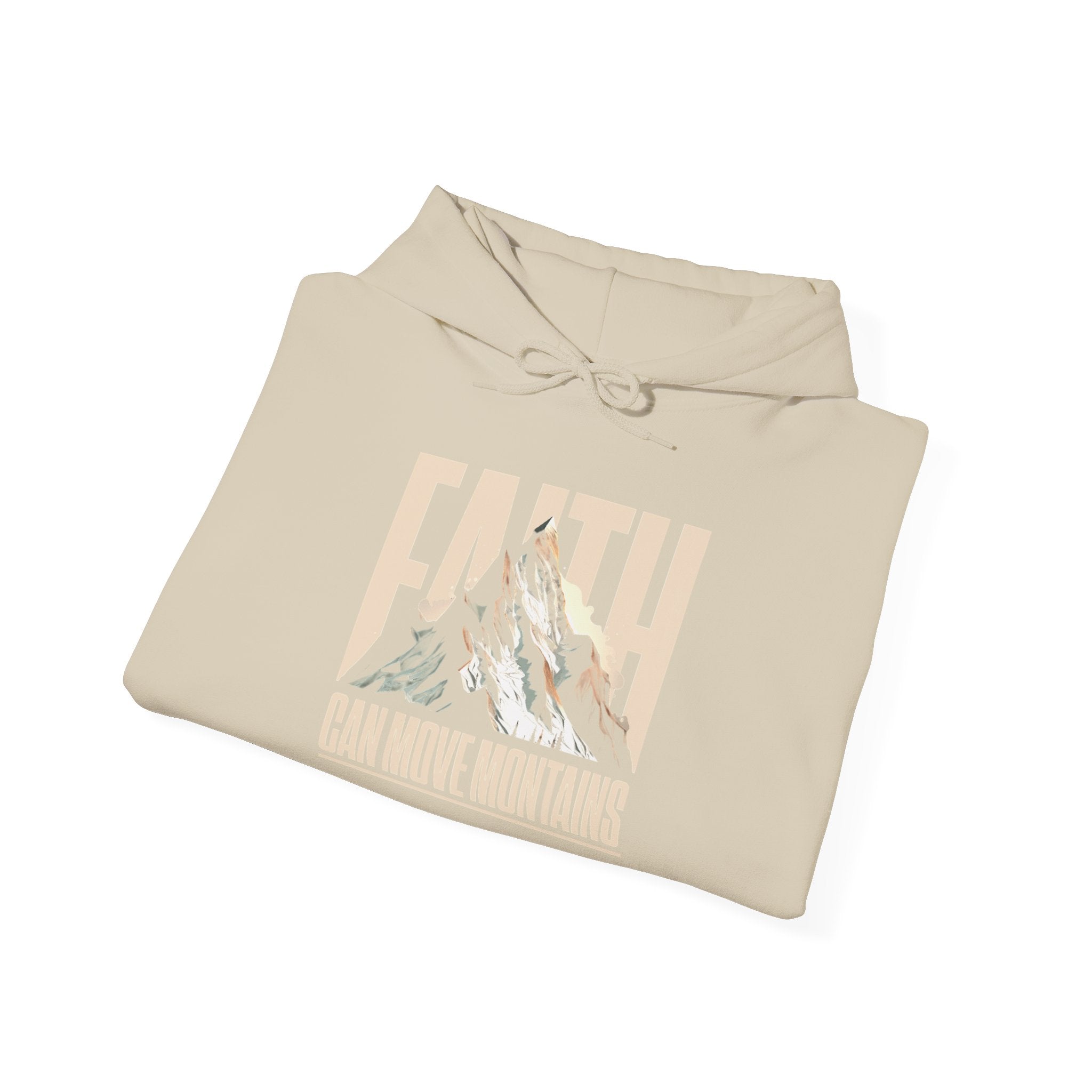 FATIH CAN MOVE MOUNTIANS Motivational Hooded Sweatshirt