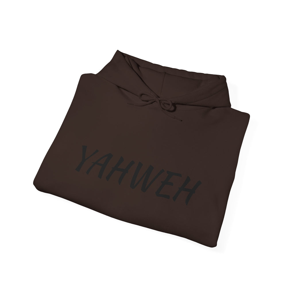 YAHWEH Unisex Heavy Blend™ Hooded Sweatshirt, Cozy Faith Hoodie, Casual Spiritual Sweatshirt, Gift for Believers, Religious Apparel