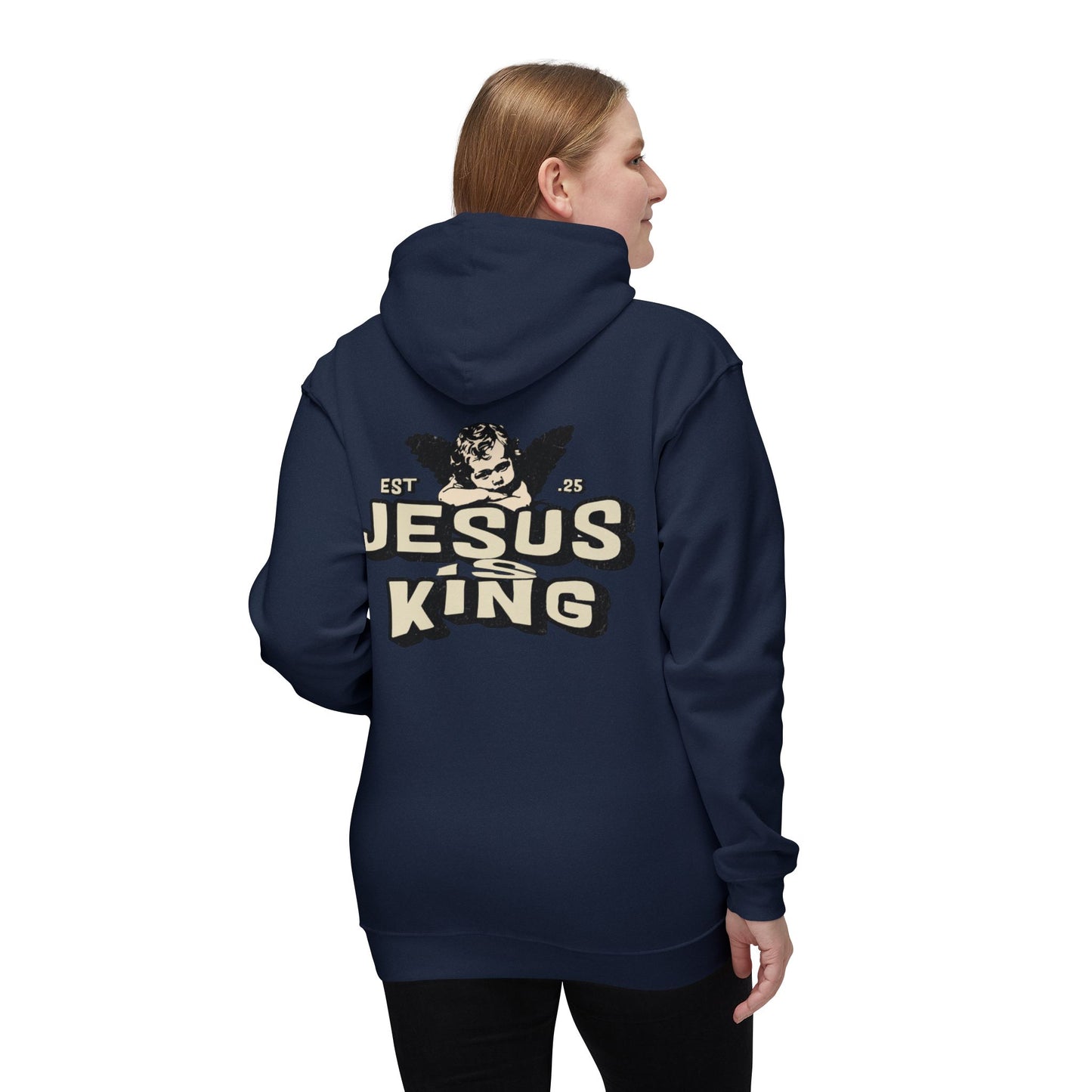 JESUS IS KING Unisex Hooded Sweatshirt