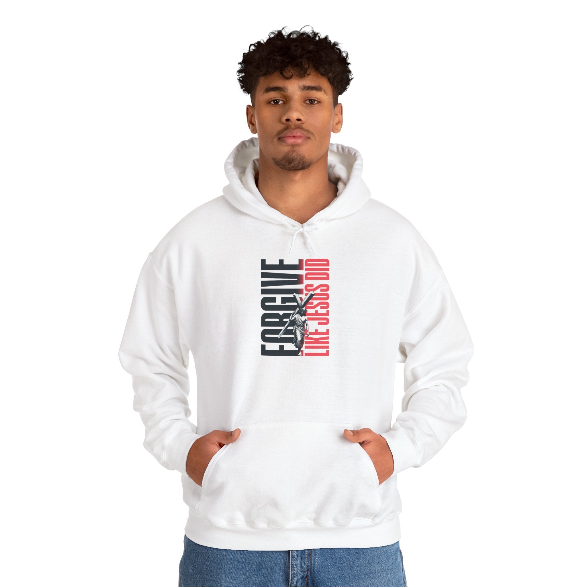 FORGIVE LIKE JESUS Motivational Hooded Sweatshirt