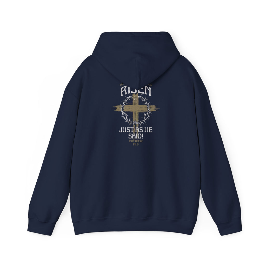 RISEN  Motivational Hooded Sweatshirt