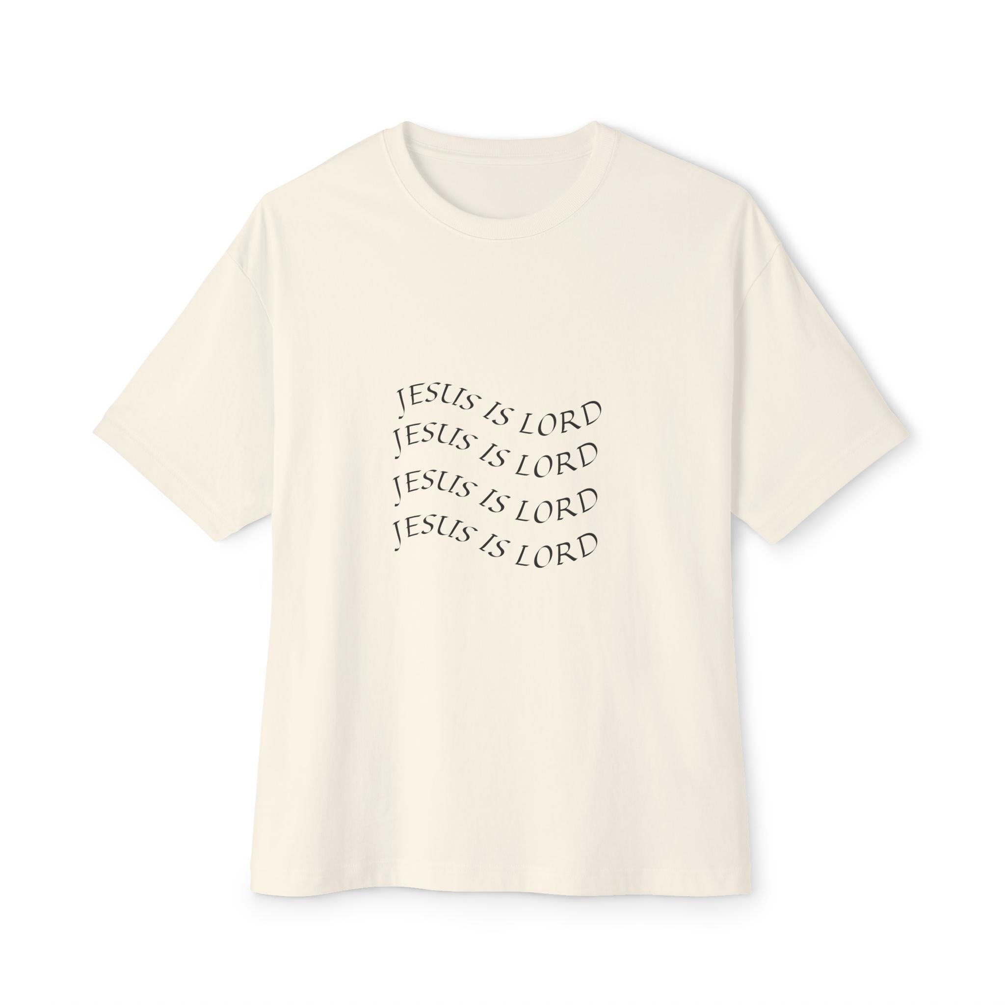 Jesus is Lord Inspired Unisex Oversized Tee