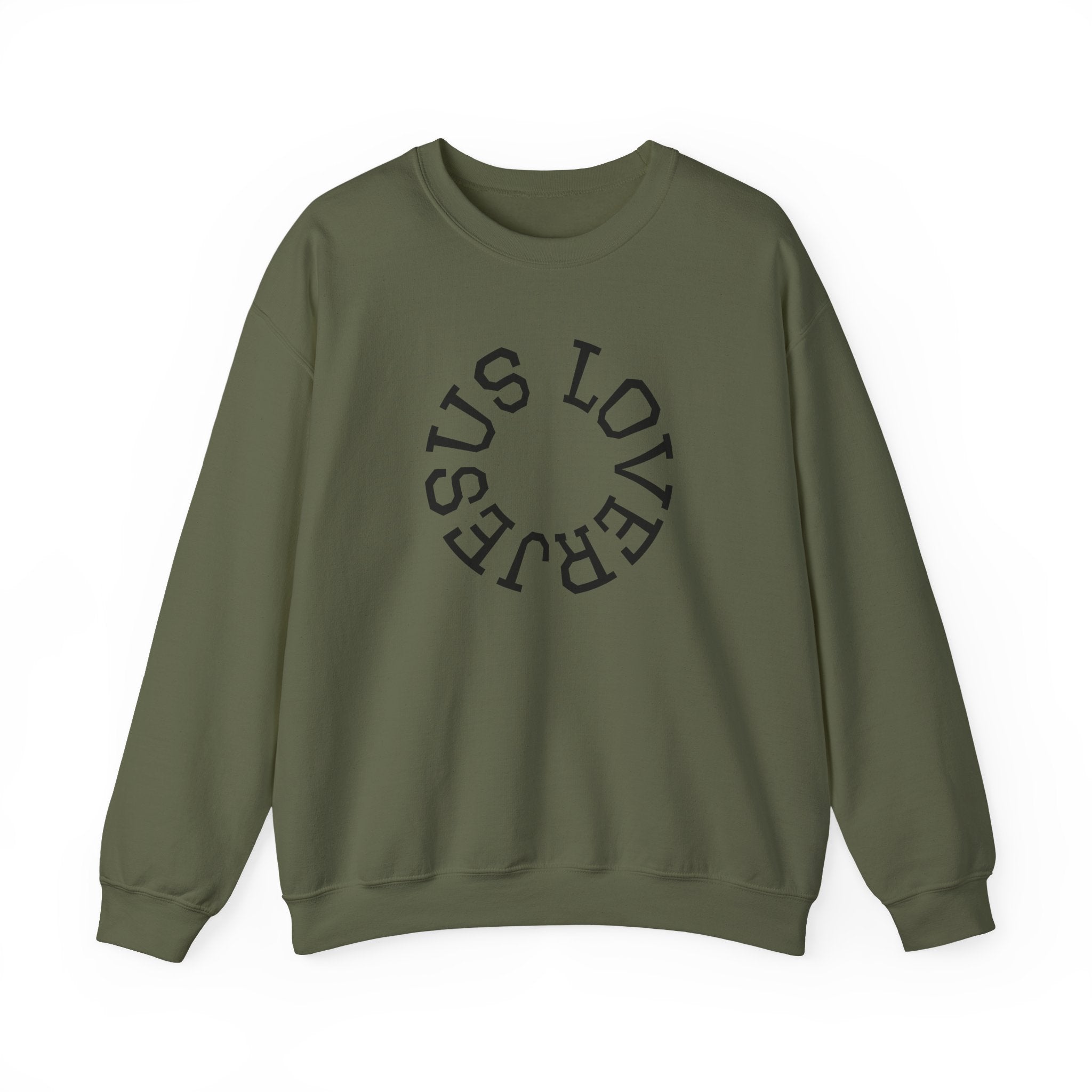 Jesus Lover Faith-Inspired Crewneck Sweatshirt, Various Colors