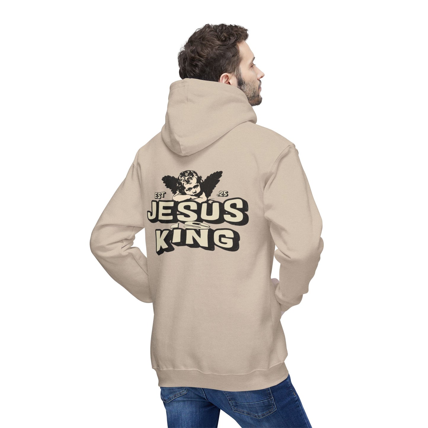JESUS IS KING Unisex Hooded Sweatshirt