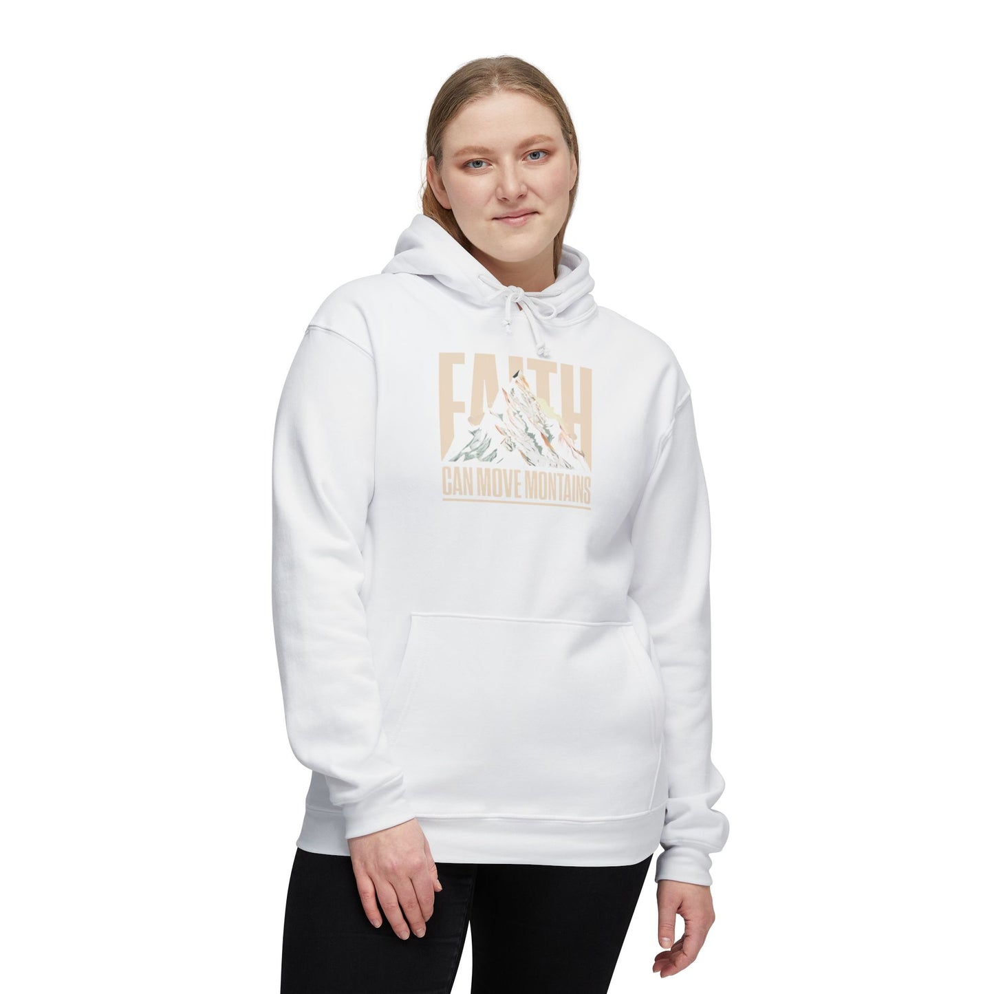 FAITH CAN MOVE MOUNTAINS Unisex Hooded Sweatshirt