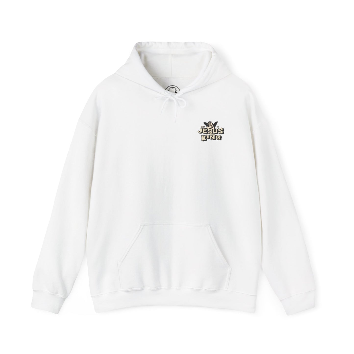 JESUS IS KING Motivational Hooded Sweatshirt