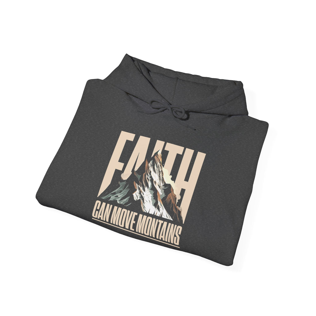 FATIH CAN MOVE MOUNTIANS Motivational Hooded Sweatshirt