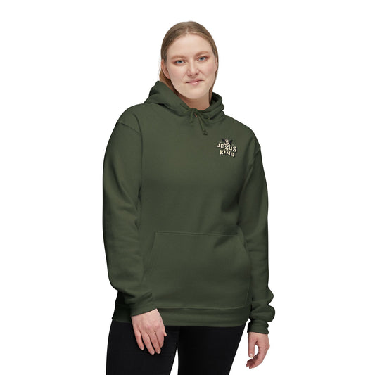 JESUS IS KING Unisex Hooded Sweatshirt