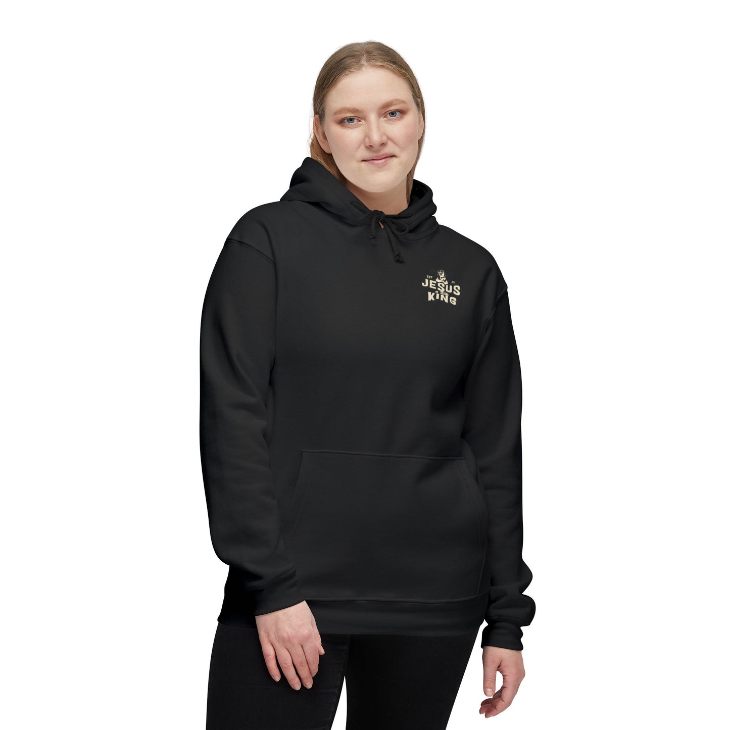 JESUS IS KING Unisex Hooded Sweatshirt
