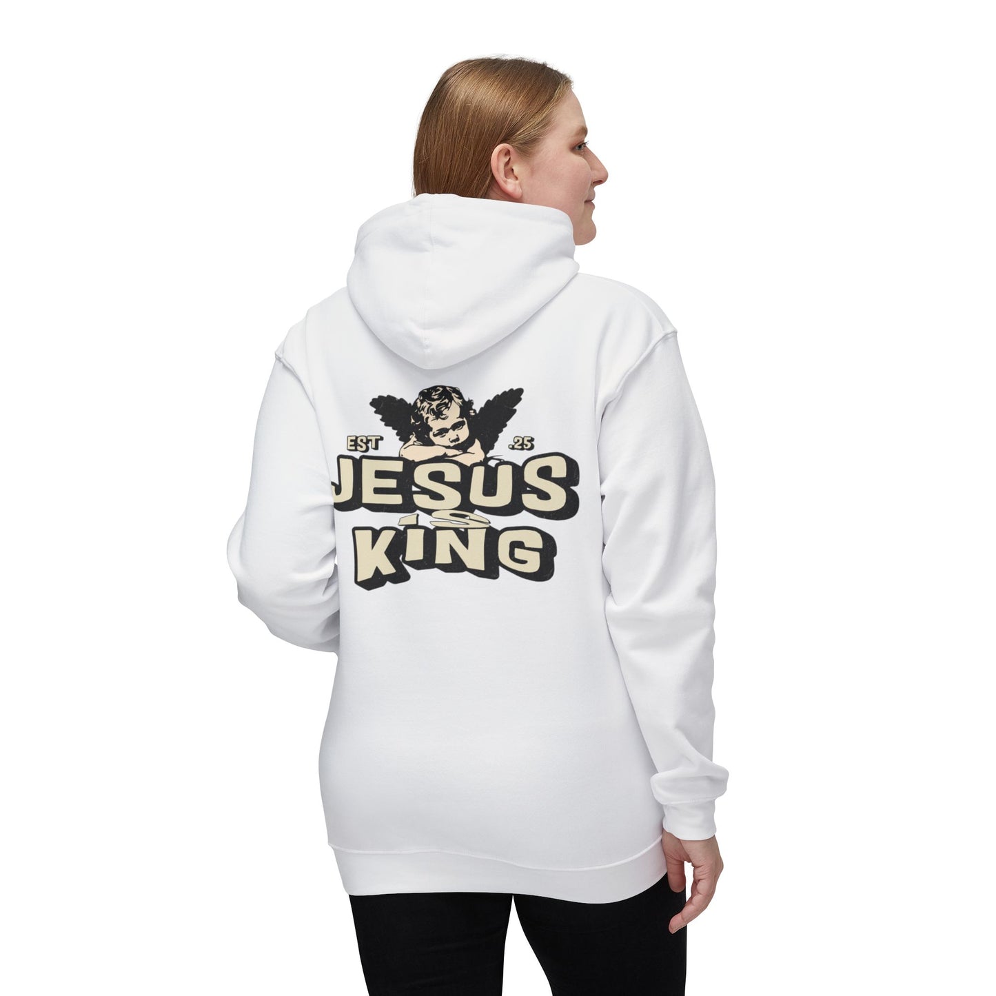 JESUS IS KING Unisex Hooded Sweatshirt