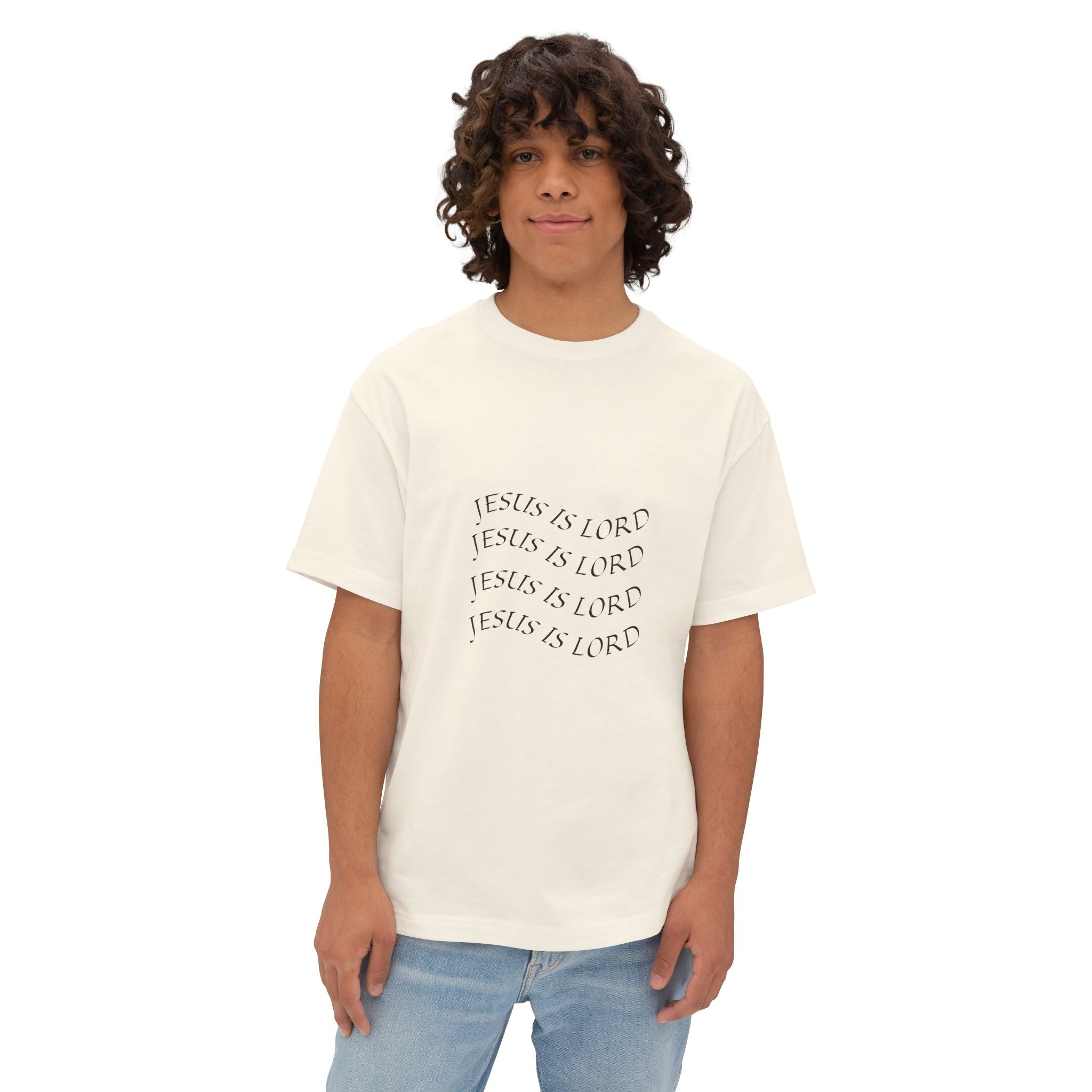 Jesus is Lord Inspired Unisex Oversized Tee