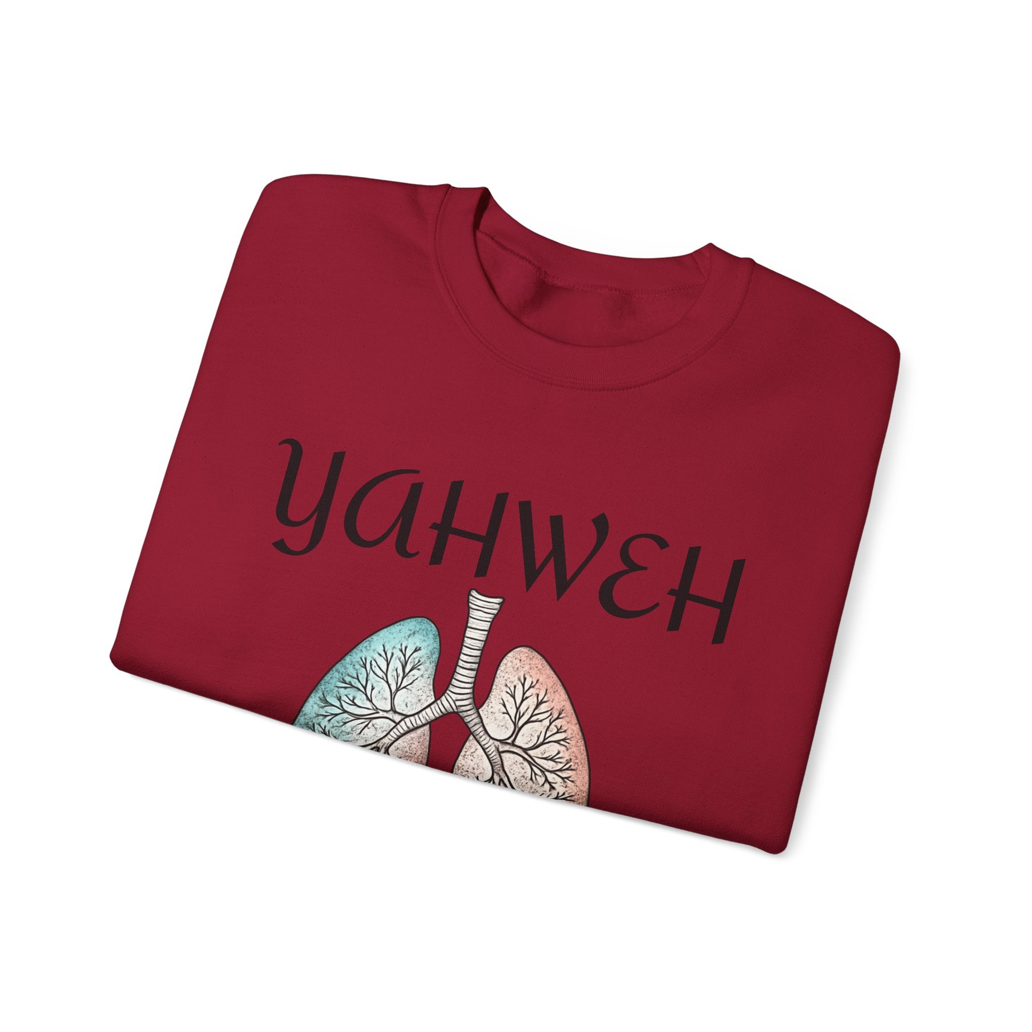 YAHWEH Faith-Inspired Crewneck Sweatshirt Various Colors