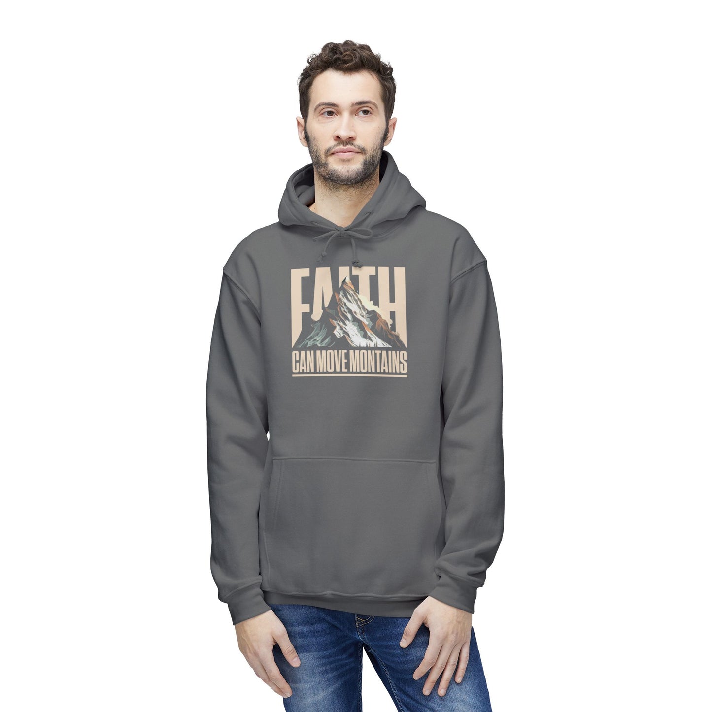 FAITH CAN MOVE MOUNTAINS Unisex Hooded Sweatshirt