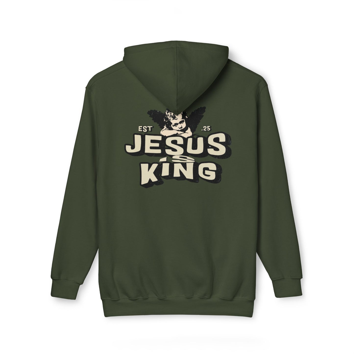 JESUS IS KING Unisex Hooded Sweatshirt