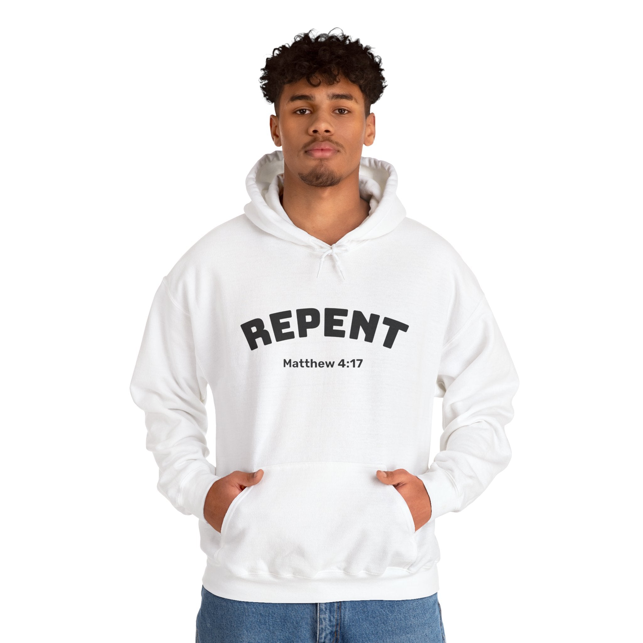 Repent Motivational Hooded Sweatshirt