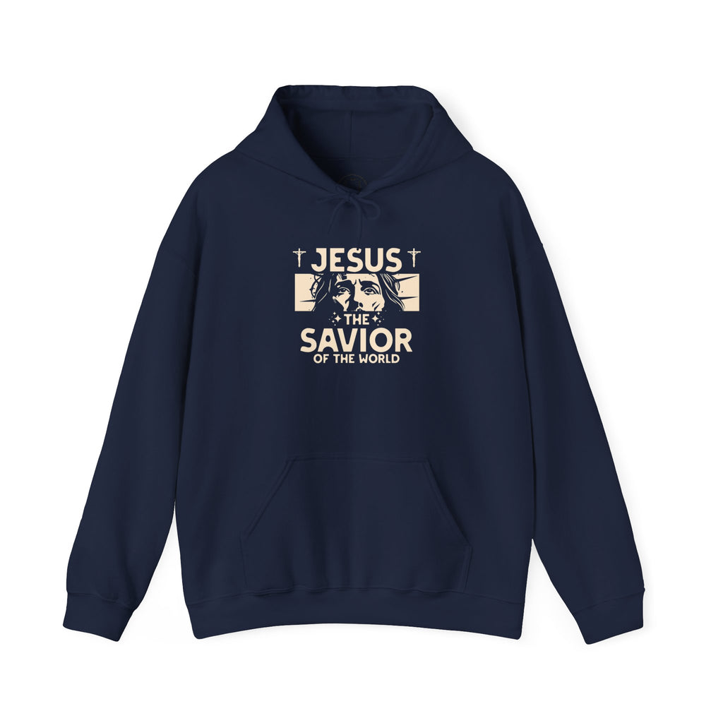 JESUS SAVIOR  Motivational Hooded Sweatshirt