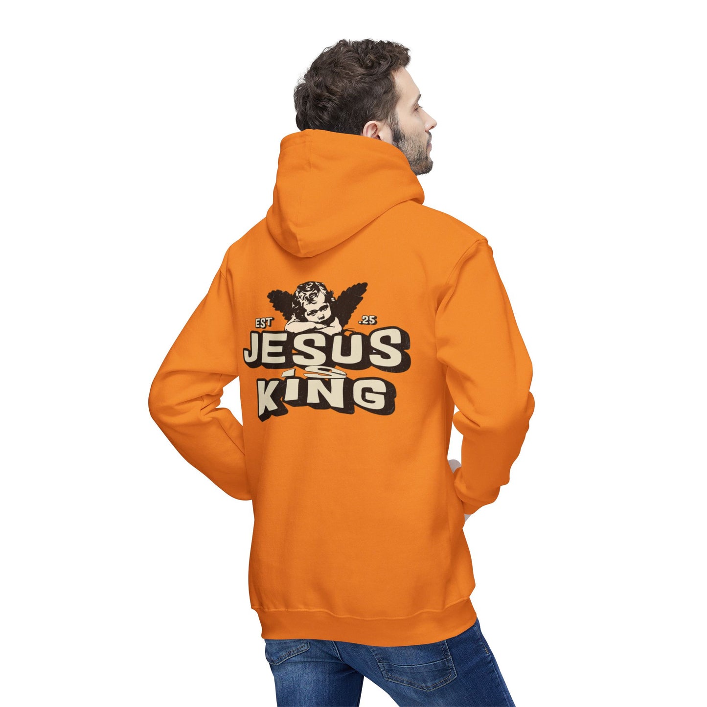 JESUS IS KING Unisex Hooded Sweatshirt
