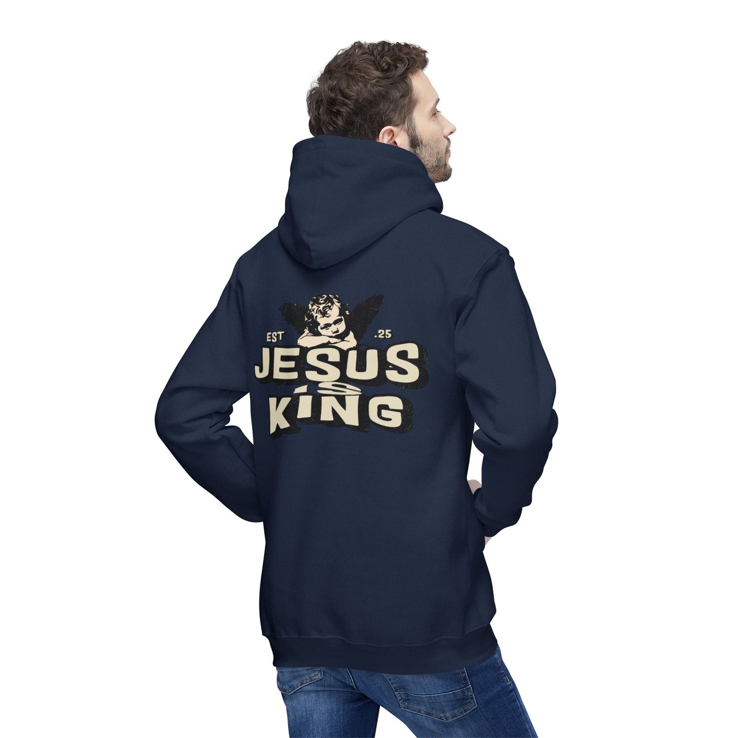 JESUS IS KING Unisex Hooded Sweatshirt