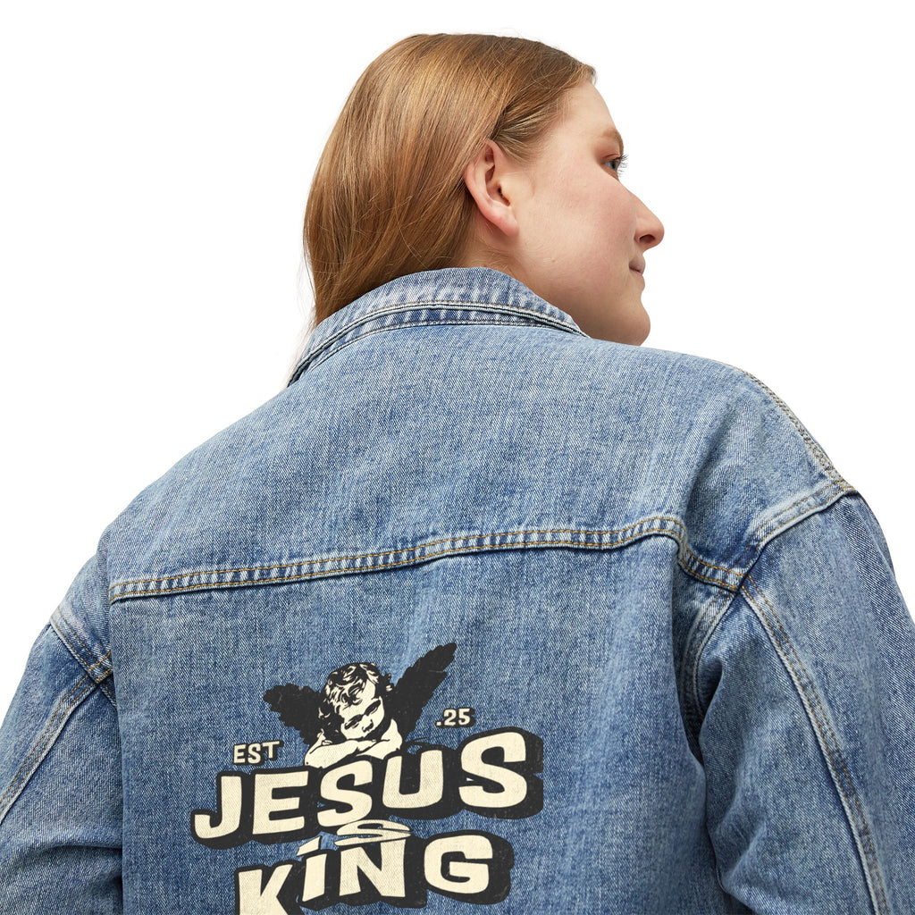 JESUS IS KING Women's Denim Jacket