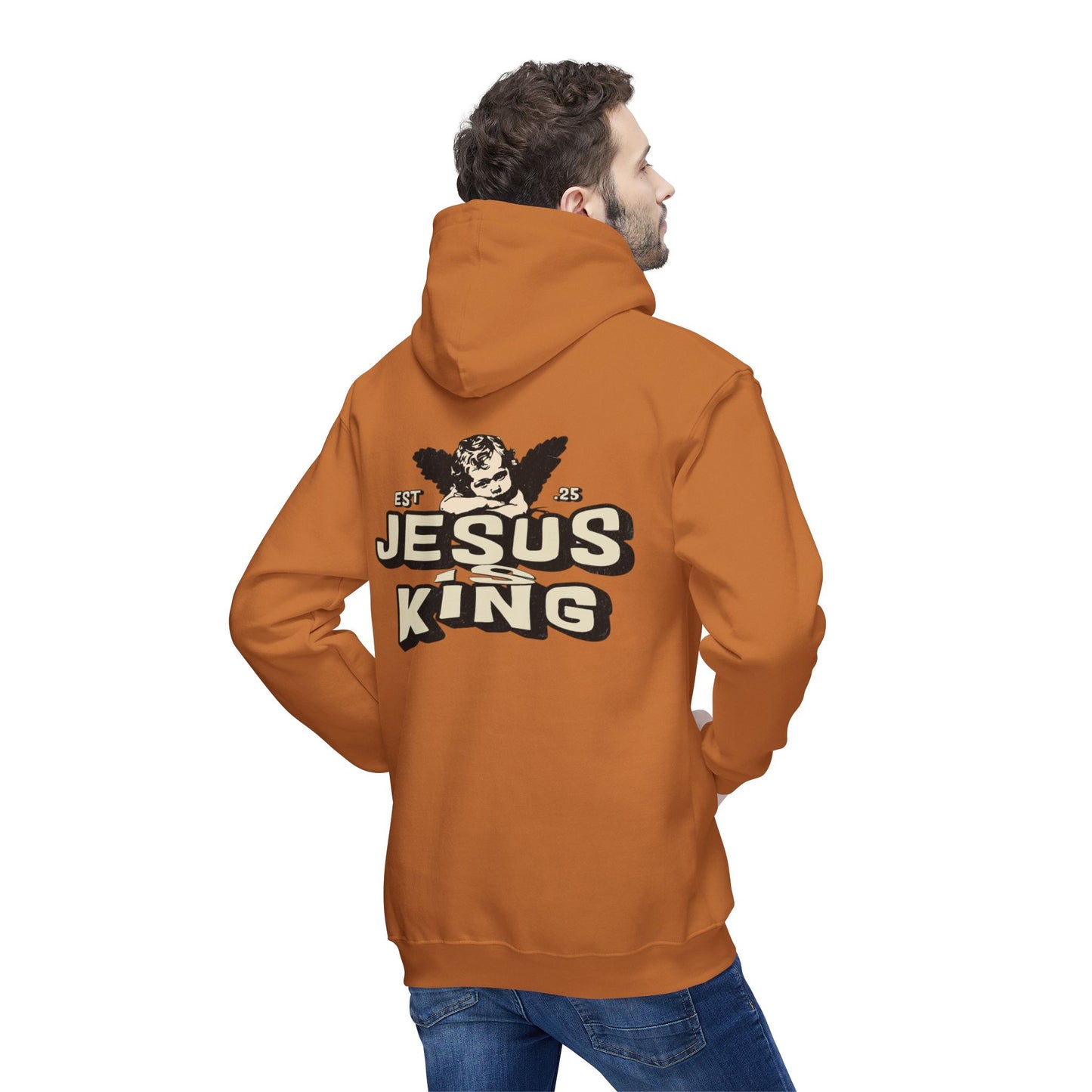 JESUS IS KING Unisex Hooded Sweatshirt