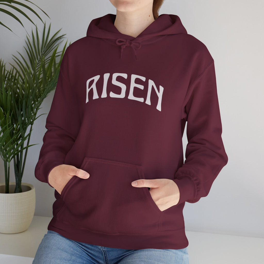 RISEN  Motivational Hooded Sweatshirt