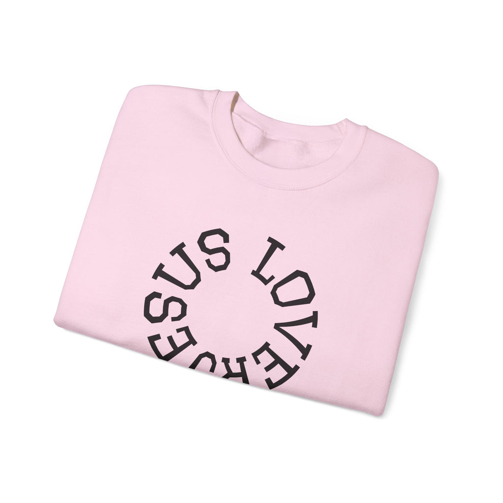 Jesus Lover Faith-Inspired Crewneck Sweatshirt, Various Colors