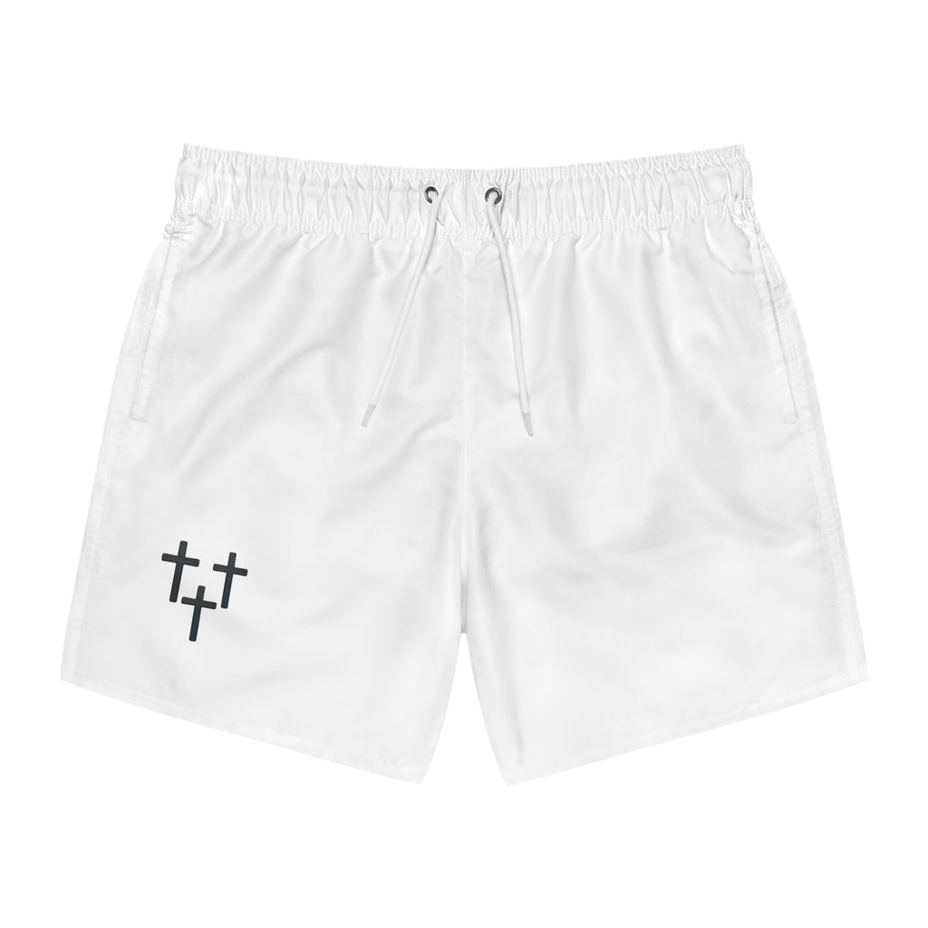 Stylish Swim Trunks, Summer Beachwear, Casual Swim Shorts, Men's Swim Gear, Vacation Essential, Trendy Swim Apparel