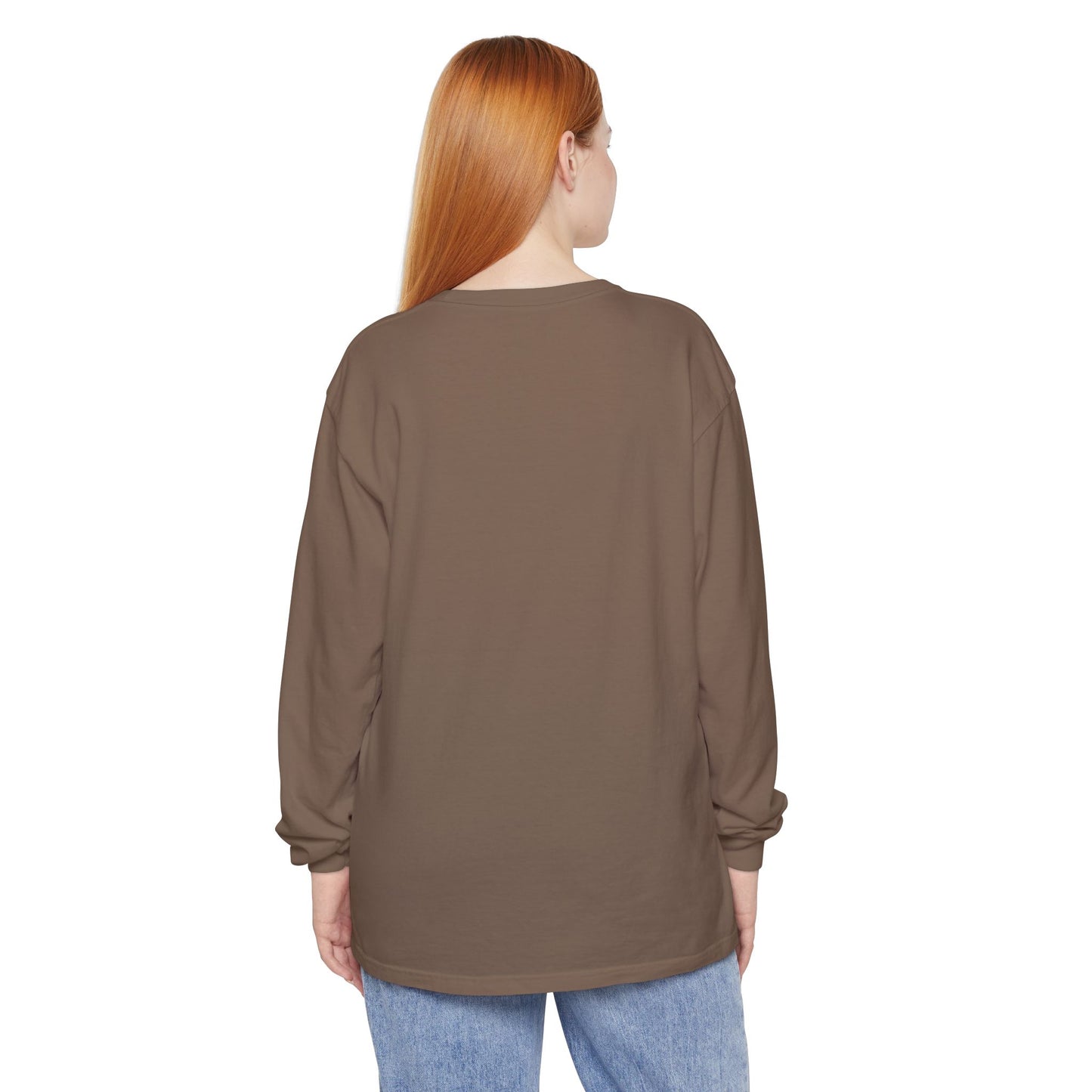 Send Me Garment-Dyed Long Sleeve Shirt - Here Am I! Send Me! Tee