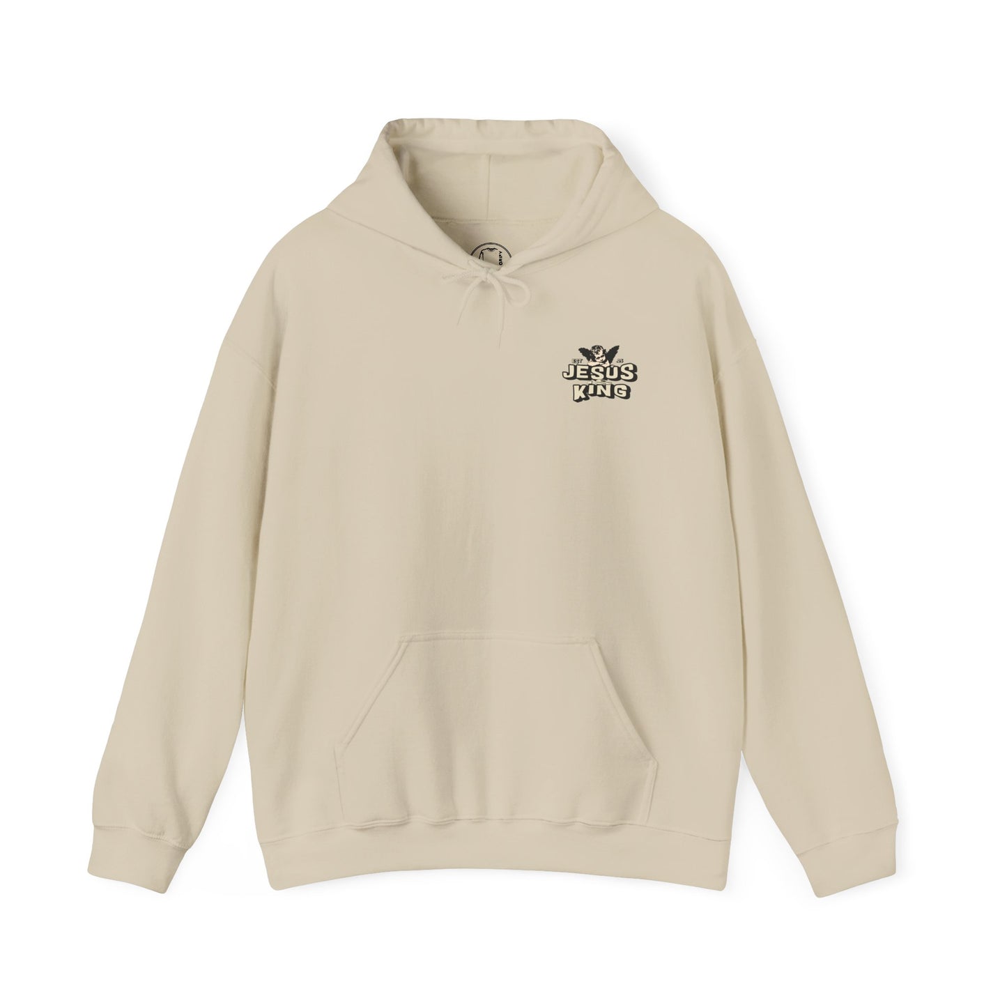 JESUS IS KING Motivational Hooded Sweatshirt