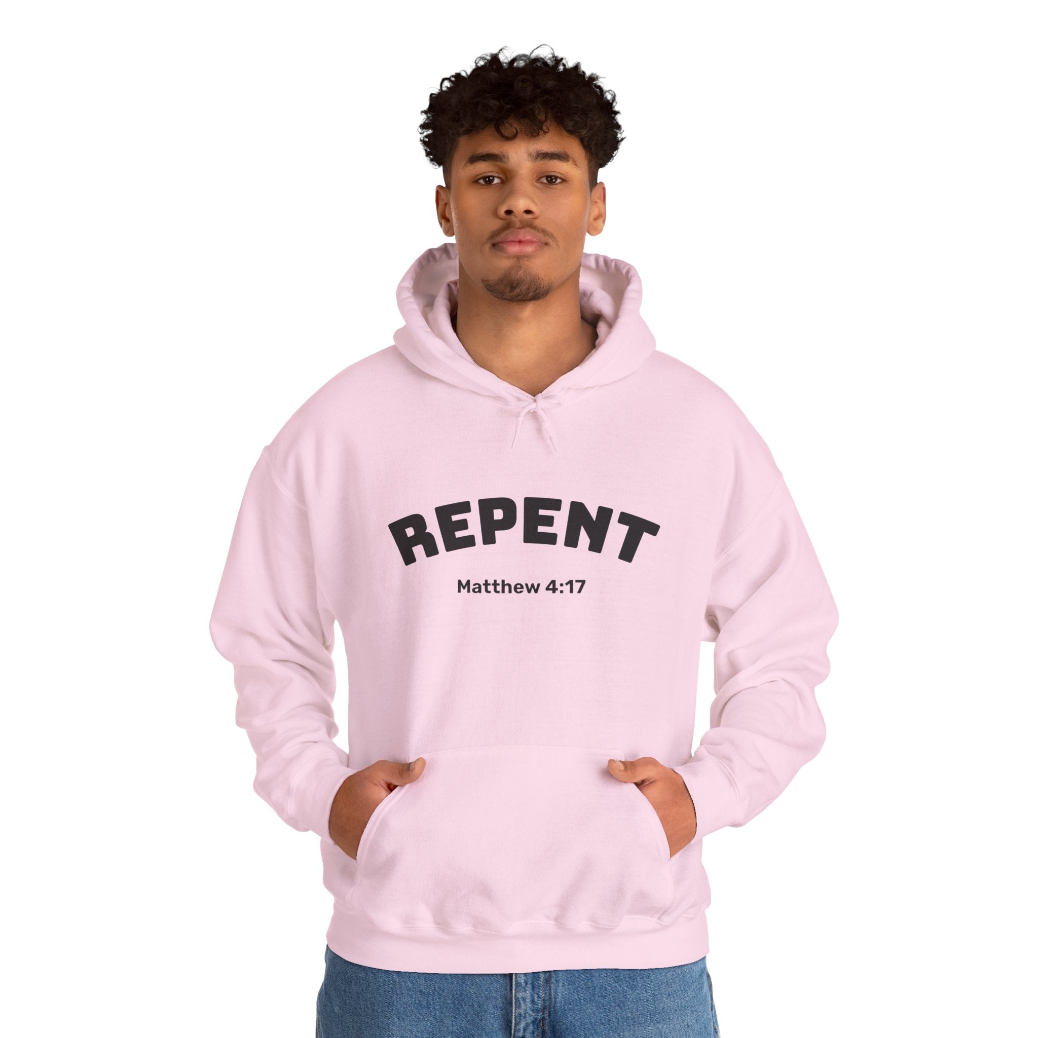 Repent Motivational Hooded Sweatshirt