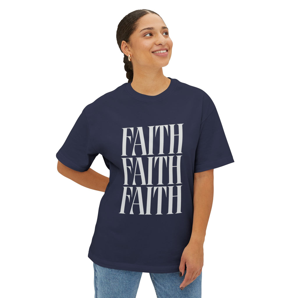 FAITH Unisex Oversized Tee