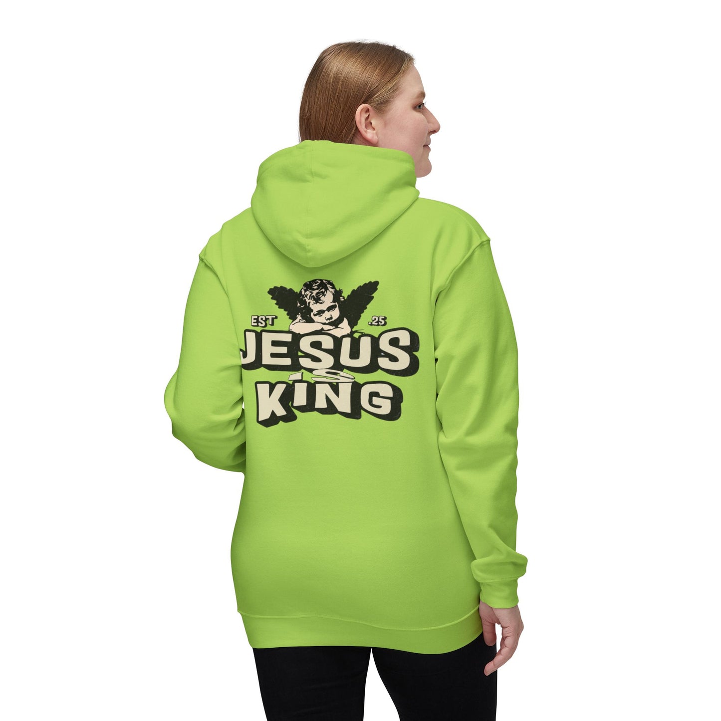 JESUS IS KING Unisex Hooded Sweatshirt