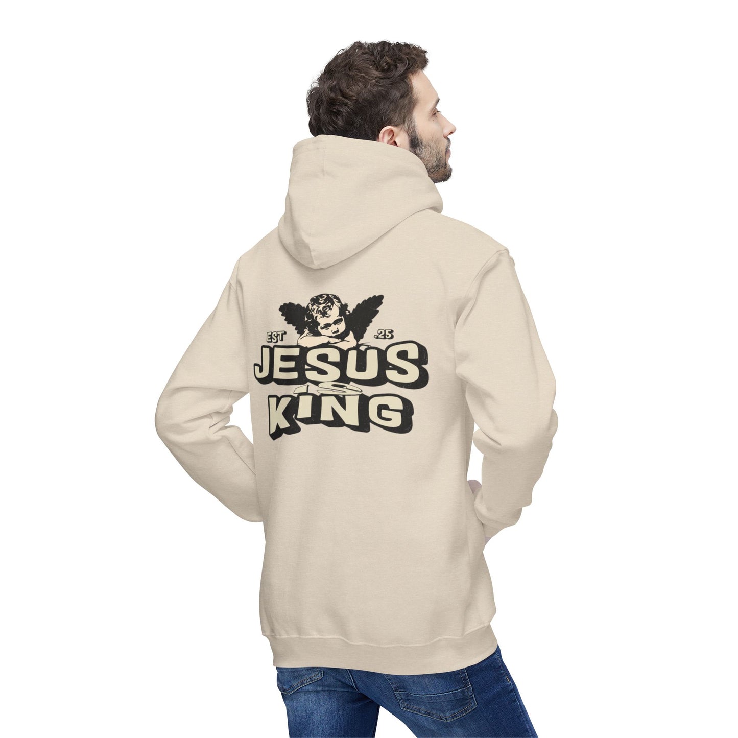 JESUS IS KING Unisex Hooded Sweatshirt