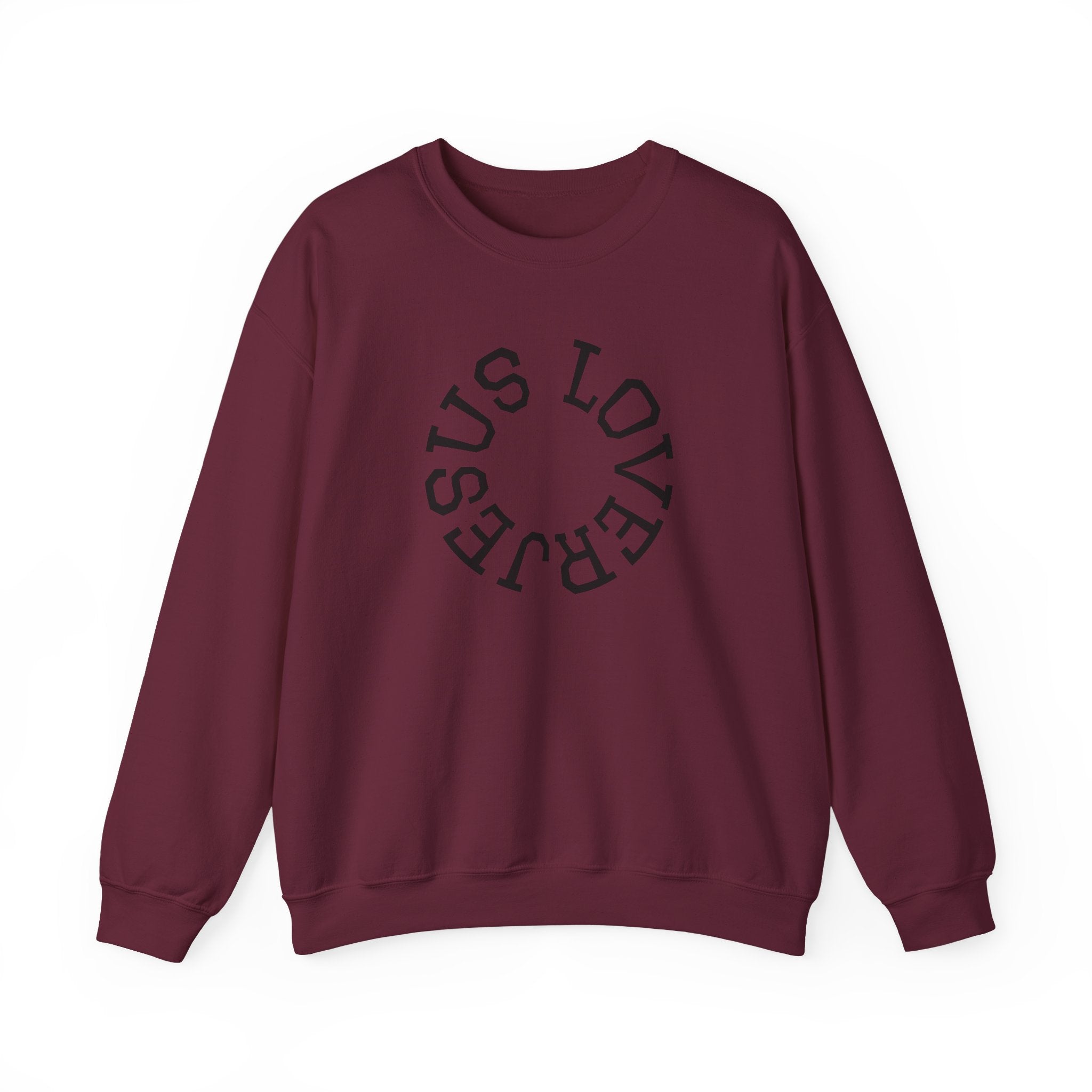 Jesus Lover Faith-Inspired Crewneck Sweatshirt, Various Colors