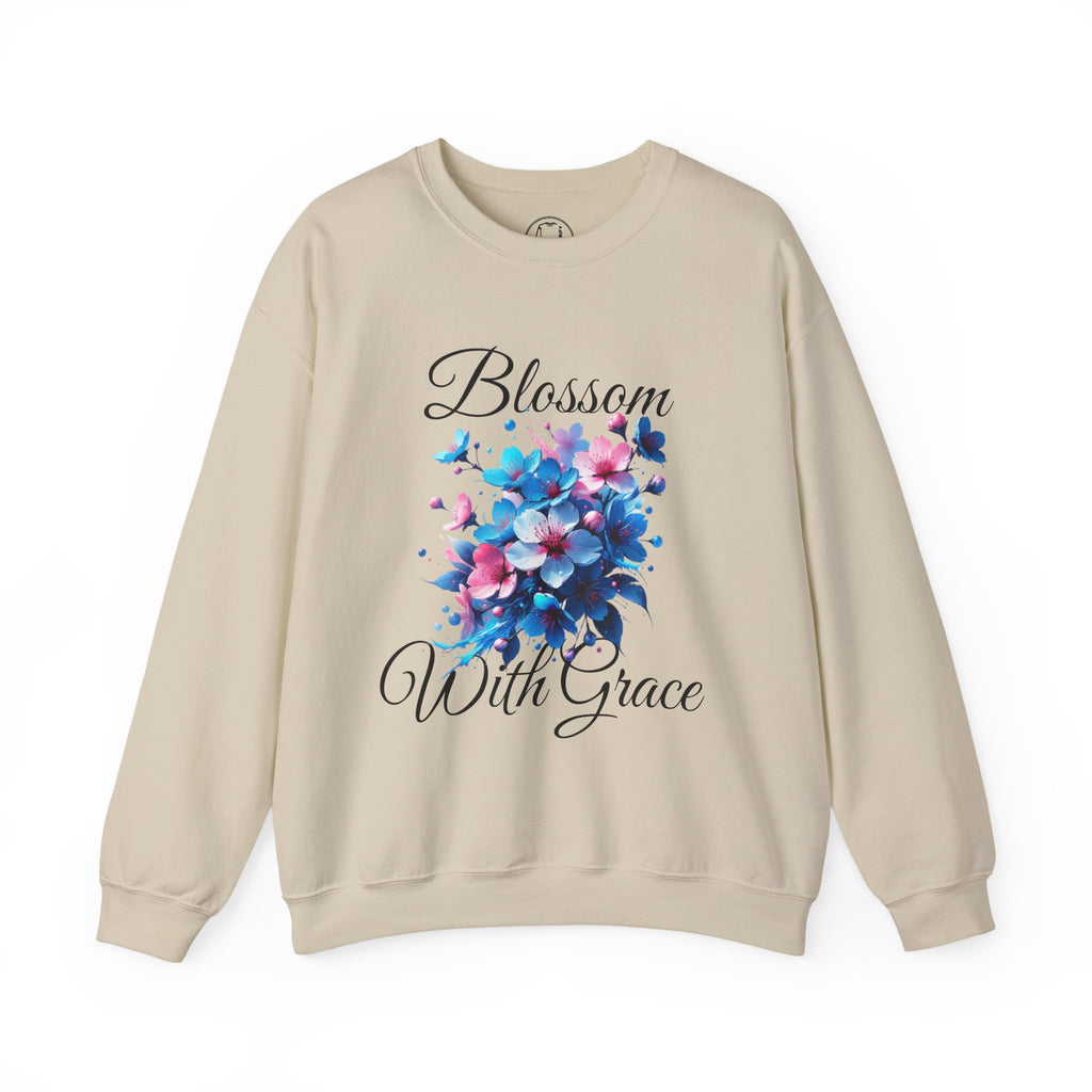 BLOSSOM Stylish Faith-Inspired Crewneck Sweatshirt