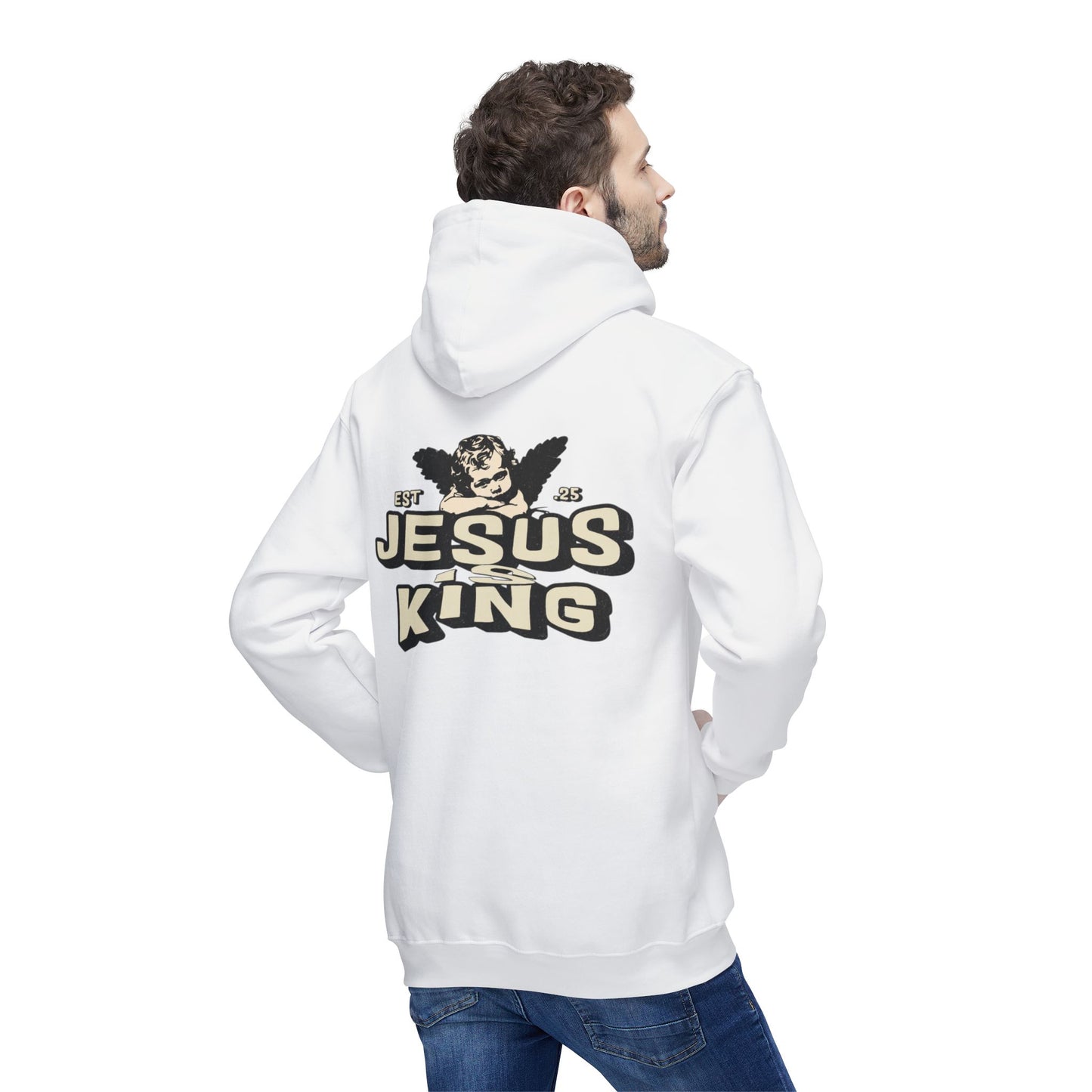 JESUS IS KING Unisex Hooded Sweatshirt