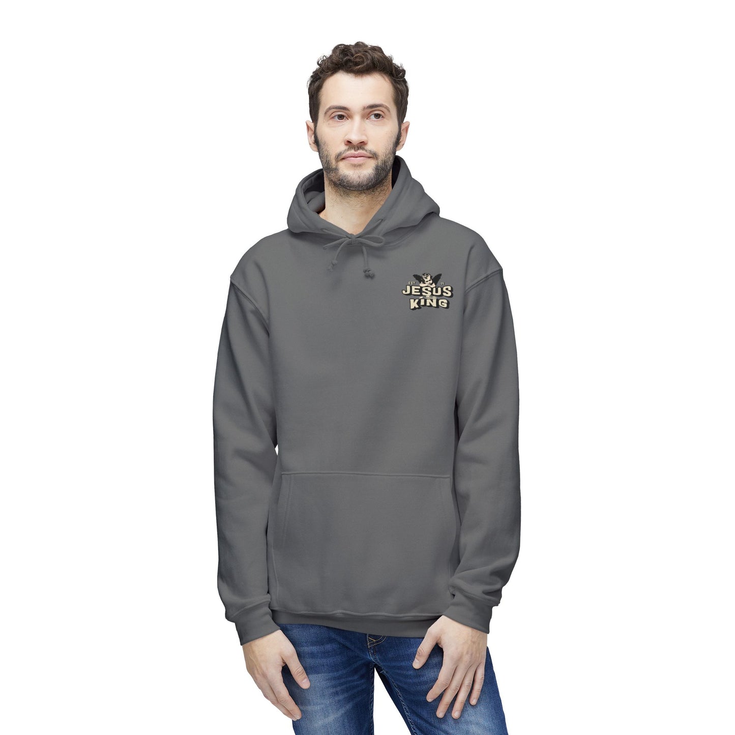 JESUS IS KING Unisex Hooded Sweatshirt