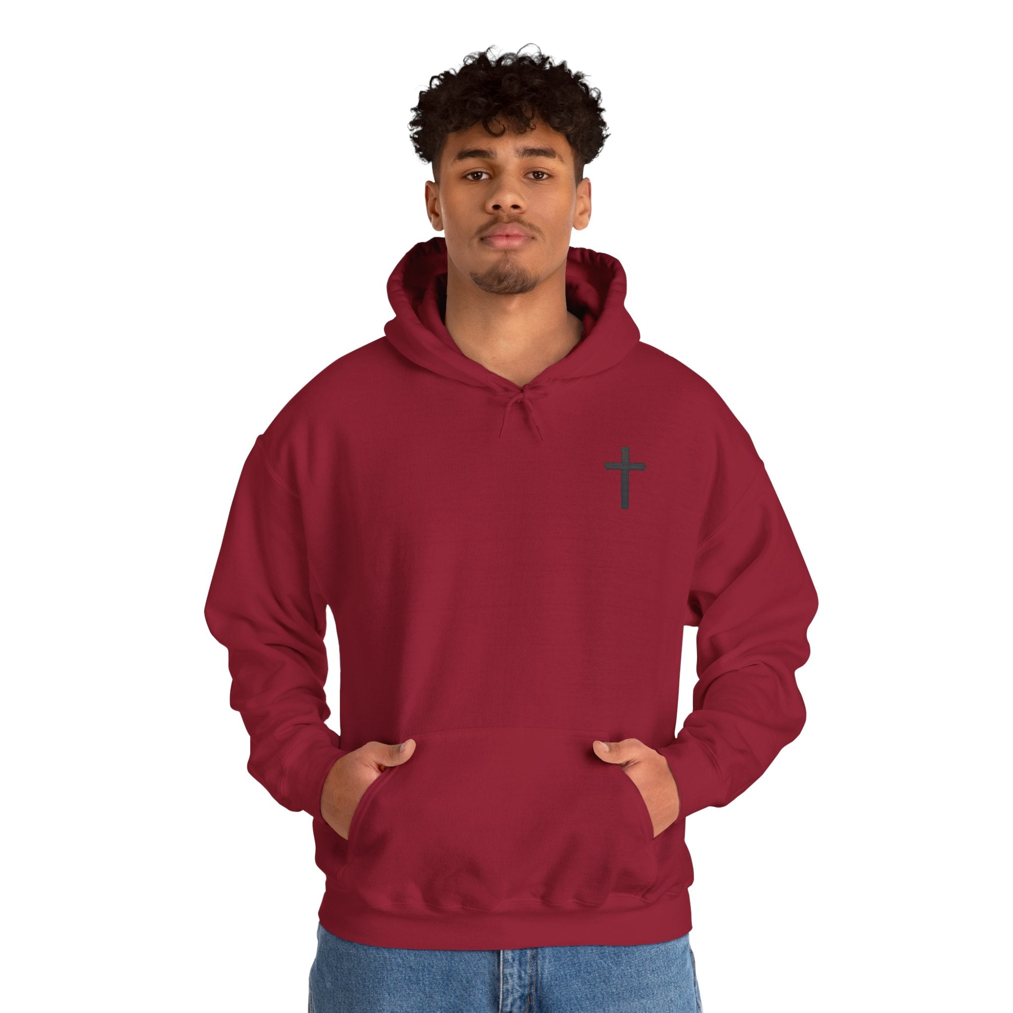 Cross Motivational Hooded Sweatshirt