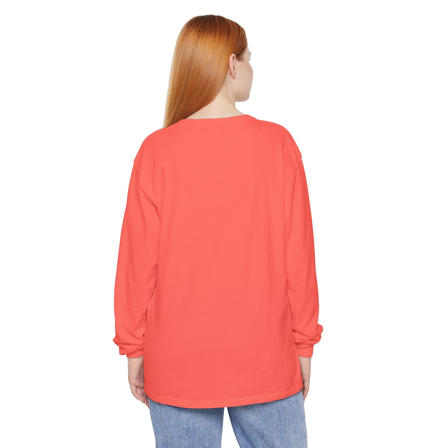 Send Me Garment-Dyed Long Sleeve Shirt - Here Am I! Send Me! Tee