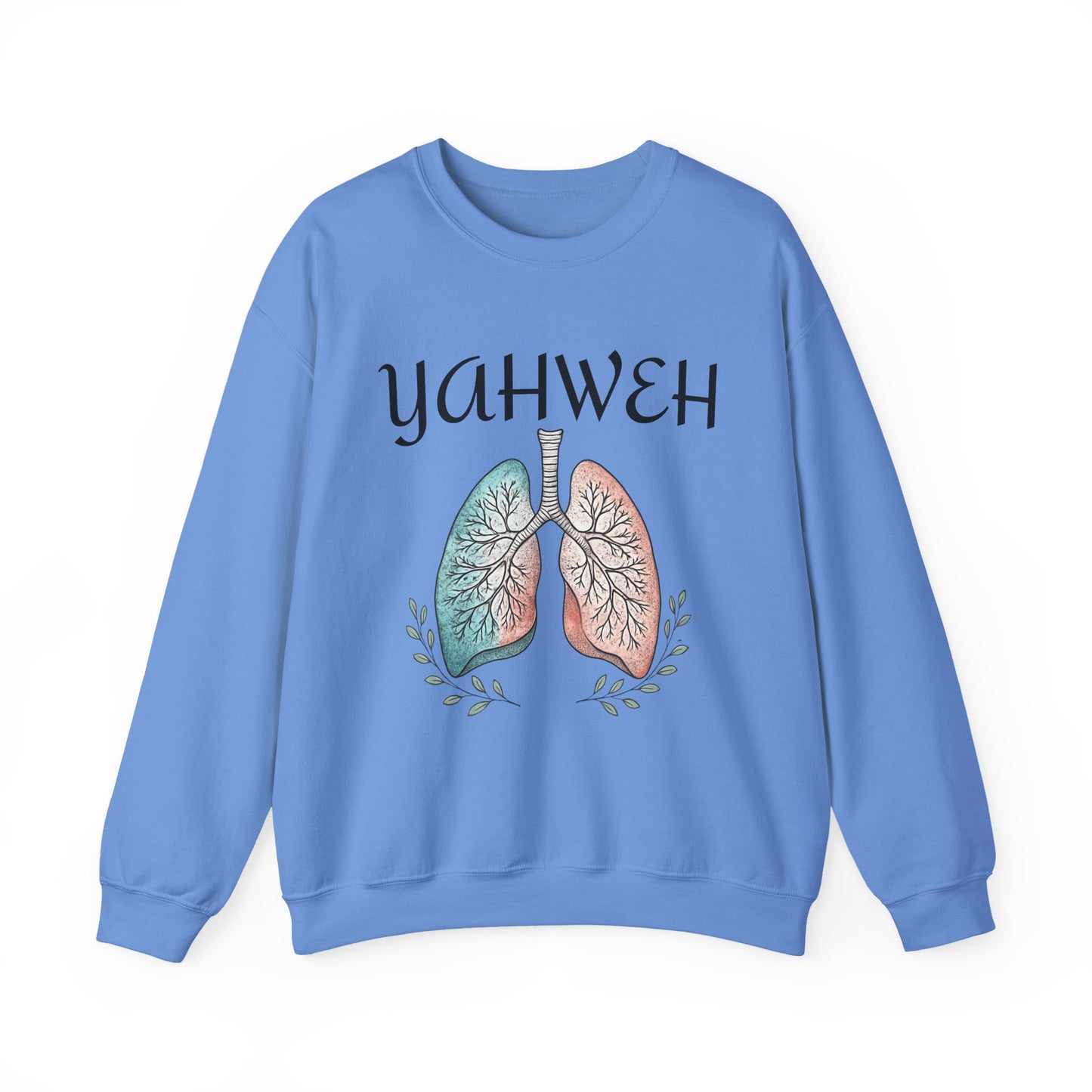 YAHWEH Faith-Inspired Crewneck Sweatshirt Various Colors