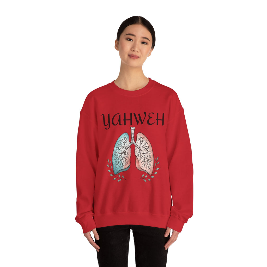 YAHWEH Faith-Inspired Crewneck Sweatshirt Various Colors
