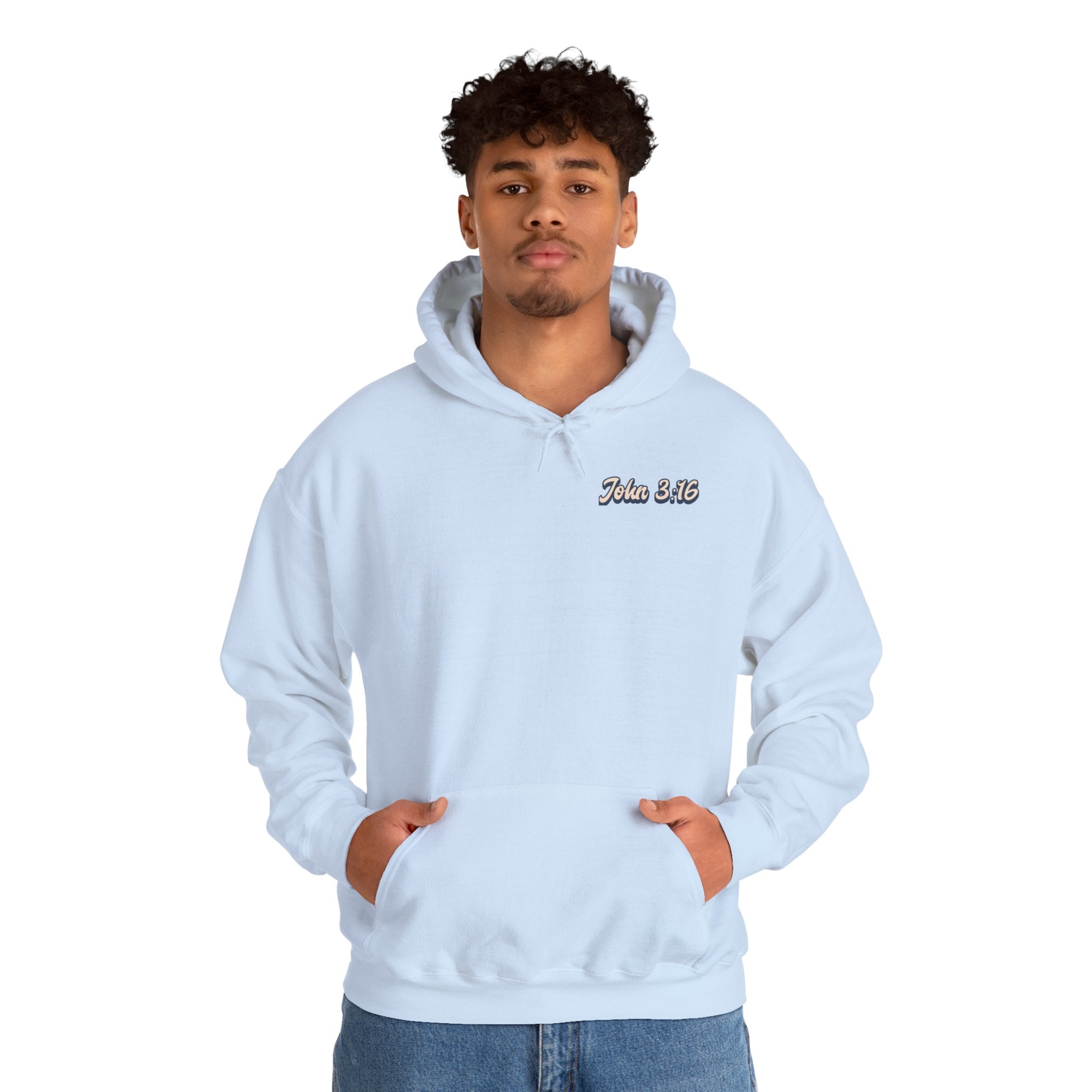 LOVED BY  GOD Motivational Hooded Sweatshirt