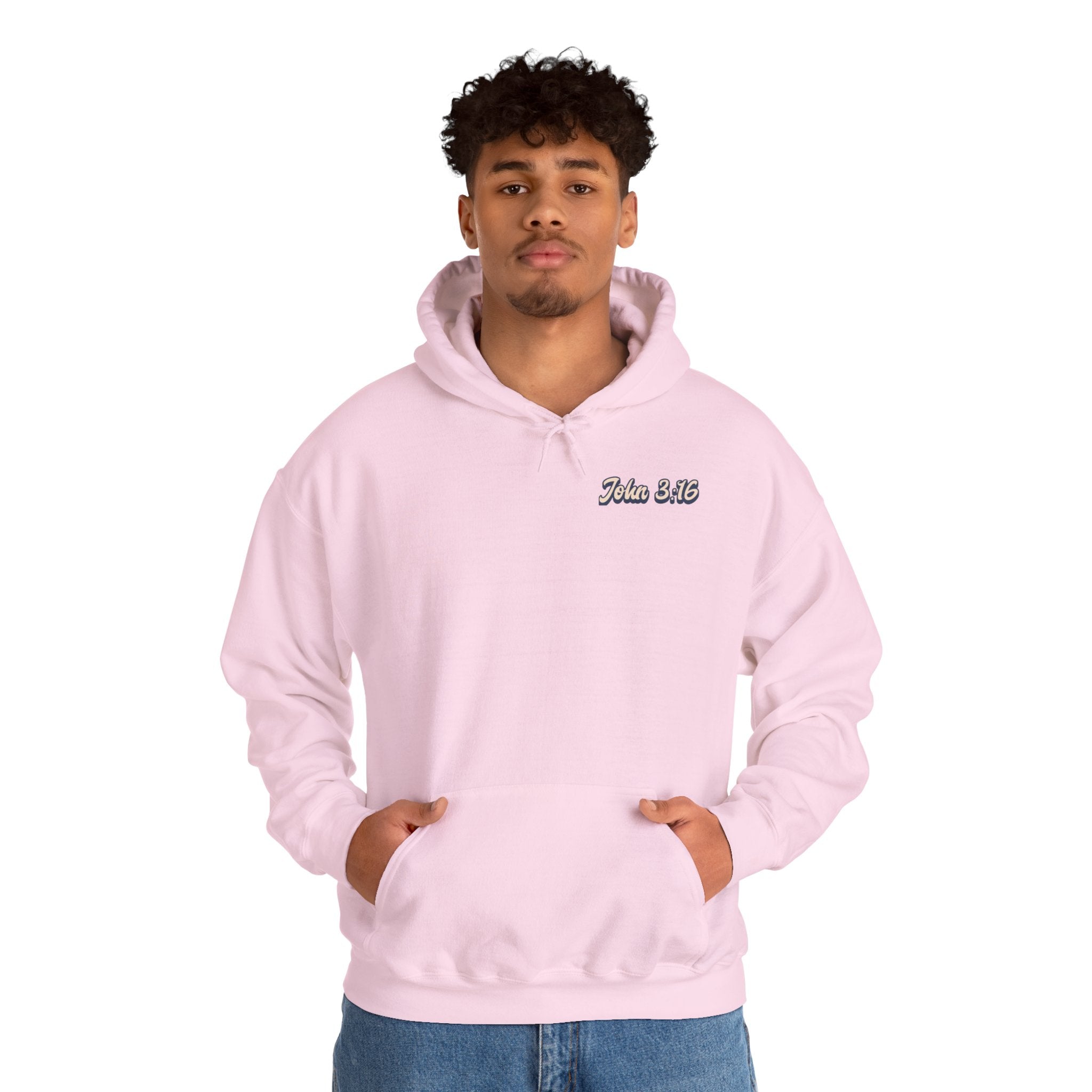 LOVED BY  GOD Motivational Hooded Sweatshirt