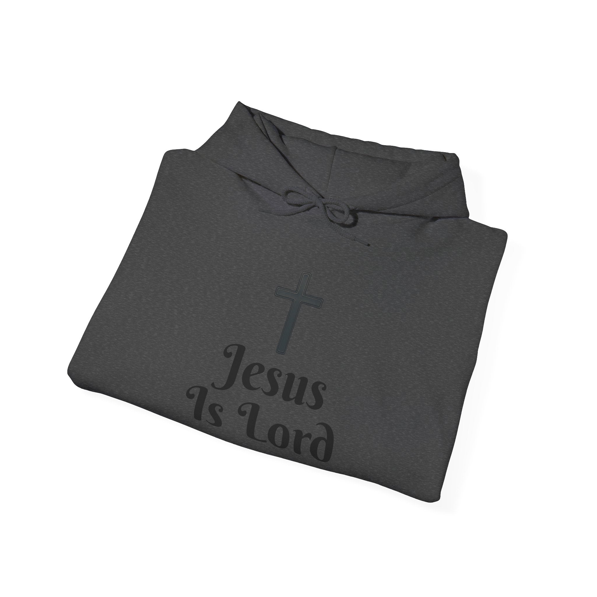 Jesus Is Lord Motivational Hooded Sweatshirt